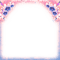Frame.Flowers.Pink.Blue - By KittyKatLuv65 - δωρεάν png κινούμενο GIF