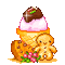 sweet cute gingerbread pixel - 無料のアニメーション GIF アニメーションGIF