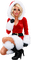 woman santa bp - ingyenes png animált GIF
