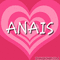 First name Anaïs - Nemokamas animacinis gif animuotas GIF
