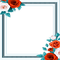rahmen frame cadre flowers milla1959 - 免费PNG 动画 GIF
