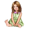 spring girl - png gratis GIF animasi