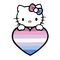 Bigender Hello Kitty - gratis png geanimeerde GIF