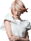 Woman  White Orange Beige - Bogusia - 無料のアニメーション GIF アニメーションGIF
