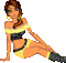 Lara croft - Darmowy animowany GIF animowany gif