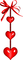 Hanging.Hearts.Red - безплатен png анимиран GIF