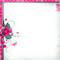 Frame.Rose.Pearls.White.Pink - KittyKatLuv65 - png gratis GIF animado