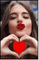Kisses.Bisous.Fille.Femme.Girl.chica.Woman.Victoriabea - Gratis animerad GIF animerad GIF