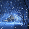 kikkapink winter snow animated background - GIF animé gratuit GIF animé