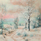 kikkapink background tree lights snow winter - GIF animado grátis Gif Animado