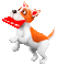 valentine dog by nataliplus - Бесплатный анимированный гифка анимированный гифка