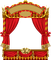 curtain rideau vorhang room raum espace chambre tube habitación zimmer theatre théâtre theater red - png grátis Gif Animado