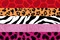 Lesbian animal print pride flag - gratis png geanimeerde GIF