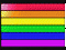 Animated rainbow flag - Nemokamas animacinis gif animuotas GIF