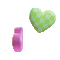 pastel hearts - Δωρεάν κινούμενο GIF κινούμενο GIF