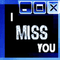 I miss you - png gratis GIF animado