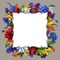 loly33 fond frame flower - png gratuito GIF animata