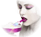 portrait de femme maquillée.cheyenne63 - png gratis GIF animasi