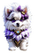 ♡§m3§♡ kawaii steampunk dog purple cute - Free animated GIF