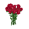 Red roses.Bouquet.Fleurs.Victoriabea - Бесплатный анимированный гифка анимированный гифка