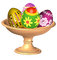 colorful eggs haftsin nowruz - GIF animé gratuit