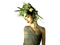 woman flowers bp - Free PNG Animated GIF