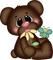 Kaz_Creations Cute Cartoon Bear - darmowe png animowany gif