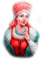 Y.A.M._Vintage Russia woman girl - kostenlos png Animiertes GIF