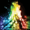 Rainbow Fire - GIF animado grátis Gif Animado