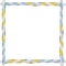 kikkapink frame deco blue yellow - безплатен png анимиран GIF