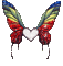 coeur papillon - GIF animado grátis Gif Animado