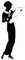 Art Deco woman bp - бесплатно png анимированный гифка