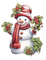 hiver bonhomme de neige - png gratuito GIF animata