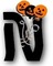 Gif lettre Halloween-N- - png gratis GIF animado