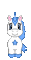 Pixel Magic Star Unicorn - GIF animé gratuit GIF animé