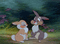 ✶ Thumper & Miss Bunny {by Merishy} ✶ - Besplatni animirani GIF animirani GIF