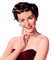 kikkapink woman vintage - ilmainen png animoitu GIF
