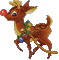 Rudolph, Rentier - Animovaný GIF zadarmo animovaný GIF