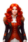 loly33 femme rousse - png grátis Gif Animado