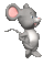 Мышка - GIF animé gratuit GIF animé