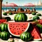 Watermelon Beach - PNG gratuit GIF animé