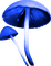 Mushrooms.Blue - Free PNG Animated GIF