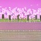 8-Bit Sakura Trees - zadarmo png animovaný GIF
