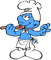 chef smurf - png gratis GIF animasi