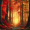 kikkapink background forest fantasy autumn