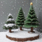 Trees and Snowfall - Free animated GIF Animated GIF