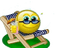 Smiley Face in beach chair - δωρεάν png κινούμενο GIF