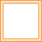 Orange Gingham Frame-RM - gratis png geanimeerde GIF