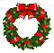 couronne de noel christmas wreath animated