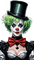 ♡§m3§♡ kawaii clown green female circus - бесплатно png анимированный гифка